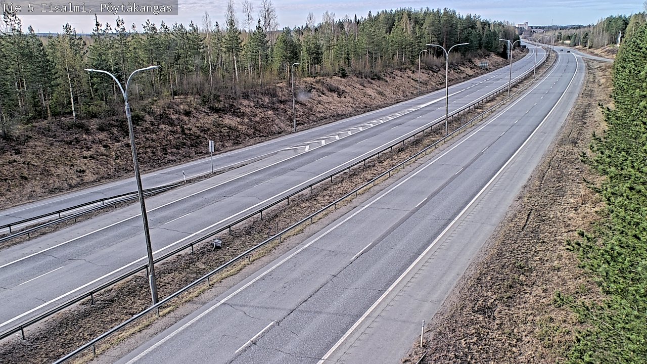 Kelikamerat Kuva Tie 5 Iisalmi, Pöytäkangas, Iisalmi, Pohjois-Savo