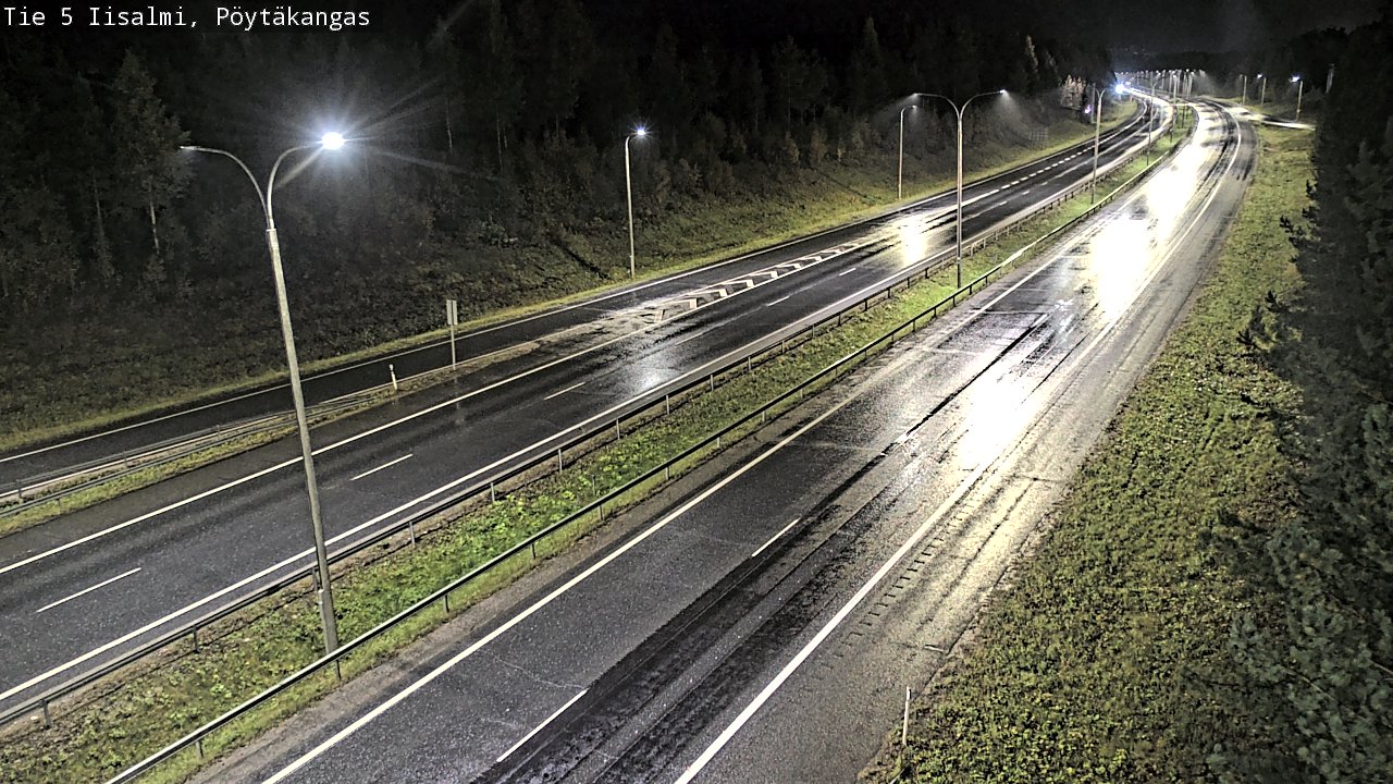 Weather Camera Image Road 5 Iisalmi, Pöytäkangas, Iisalmi, Pohjois-Savo