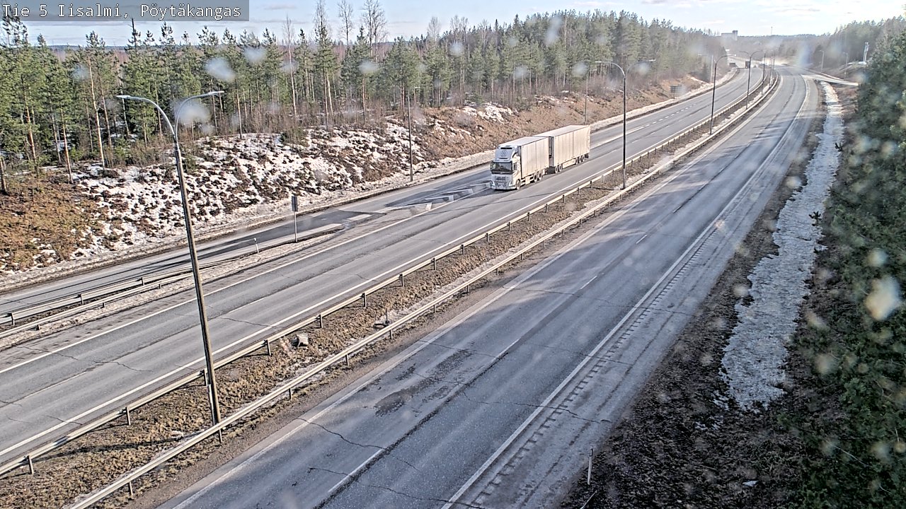 Kelikamerat Kuva Tie 5 Iisalmi, Pöytäkangas, Iisalmi, Pohjois-Savo