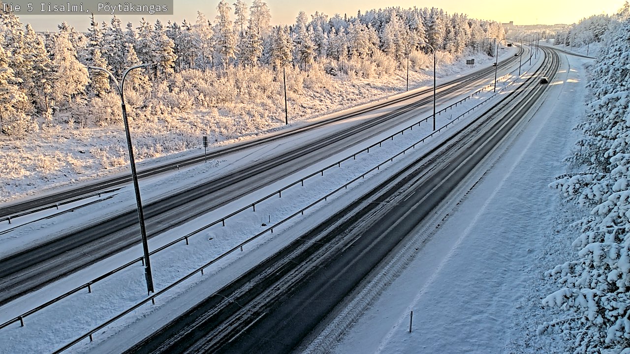 Weather Camera Image Väg 5 Idensalmi, Pöytäkangas, Iisalmi, Pohjois-Savo