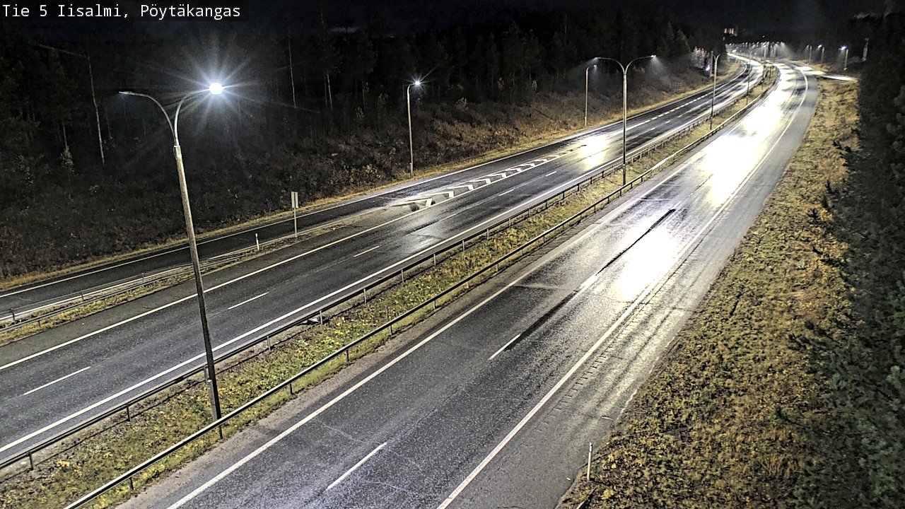 Weather Camera Image Road 5 Iisalmi, Pöytäkangas, Iisalmi, Pohjois-Savo