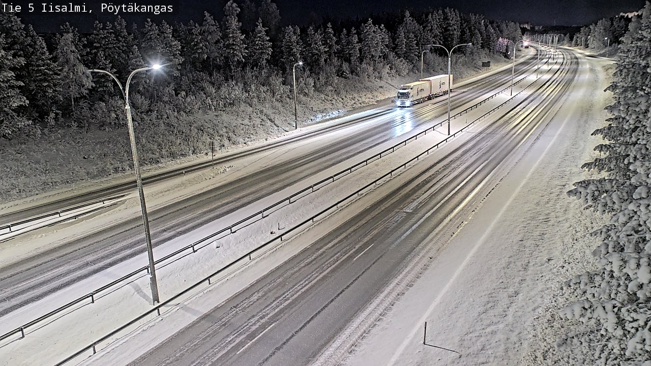 Weather Camera Image Väg 5 Idensalmi, Pöytäkangas, Iisalmi, Pohjois-Savo