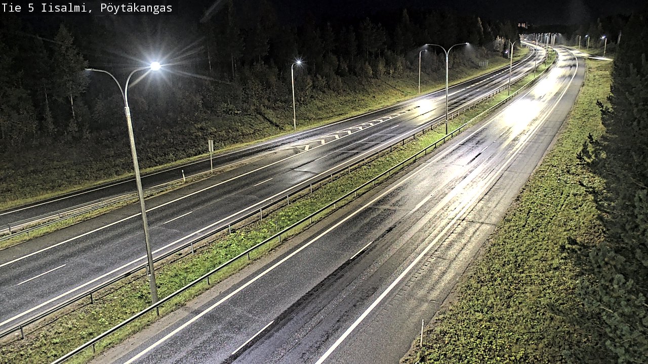 Weather Camera Image Road 5 Iisalmi, Pöytäkangas, Iisalmi, Pohjois-Savo