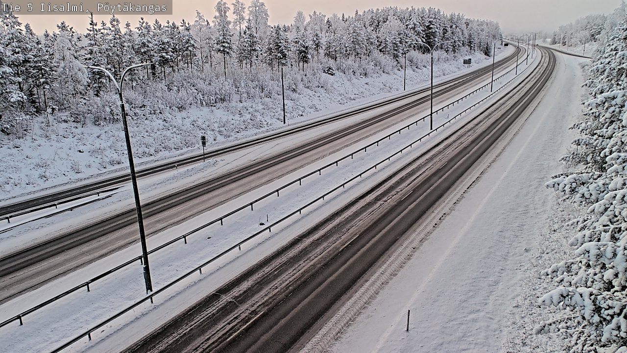 Weather Camera Image Väg 5 Idensalmi, Pöytäkangas, Iisalmi, Pohjois-Savo