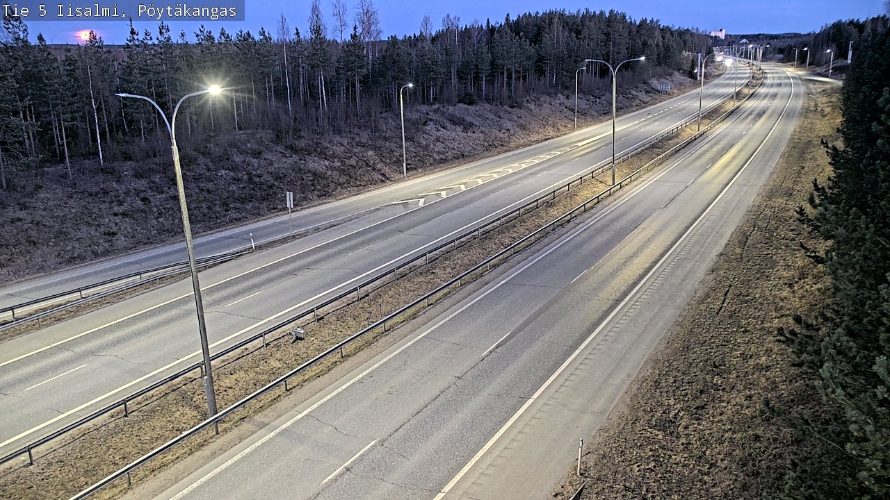 Weather Camera Image Väg 5 Idensalmi, Pöytäkangas, Iisalmi, Pohjois-Savo