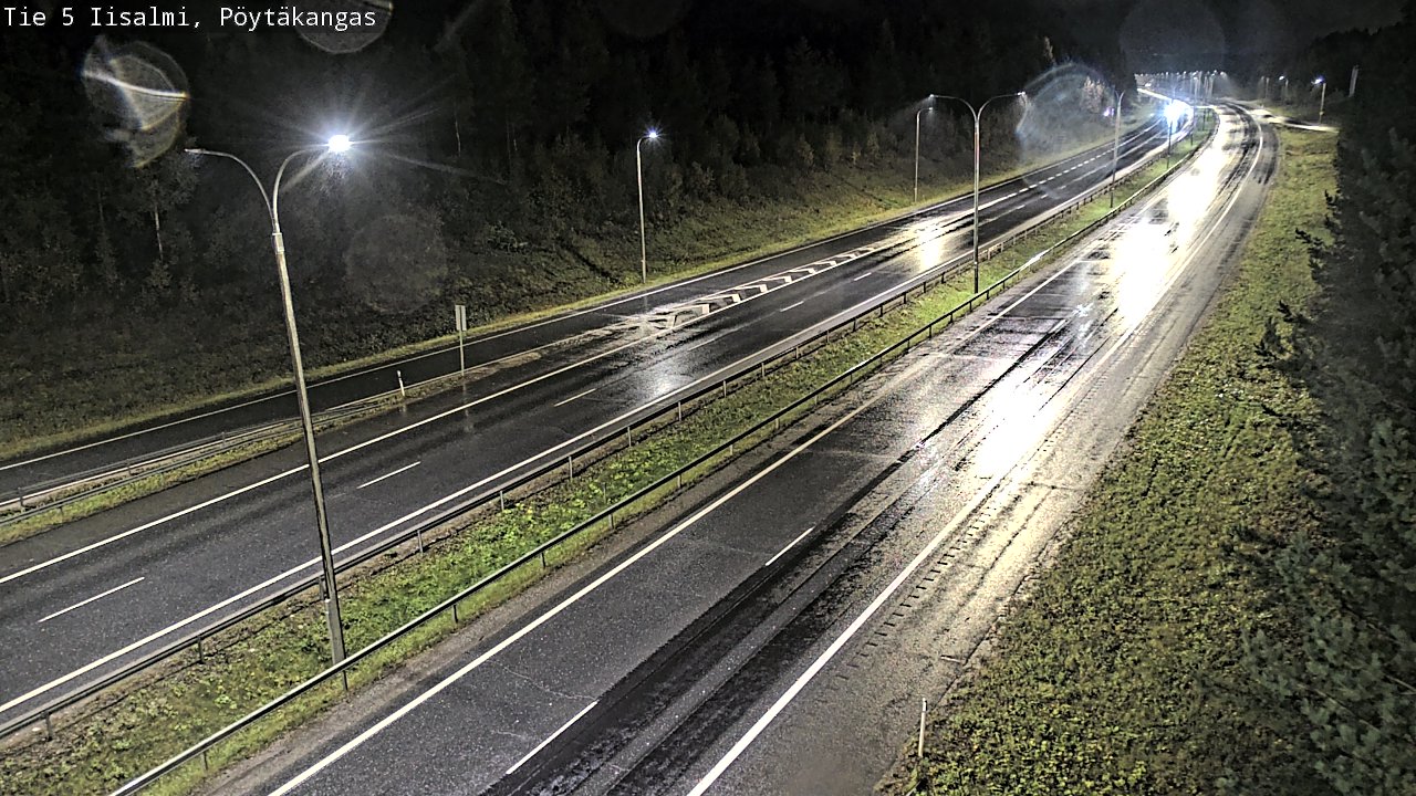 Weather Camera Image Road 5 Iisalmi, Pöytäkangas, Iisalmi, Pohjois-Savo
