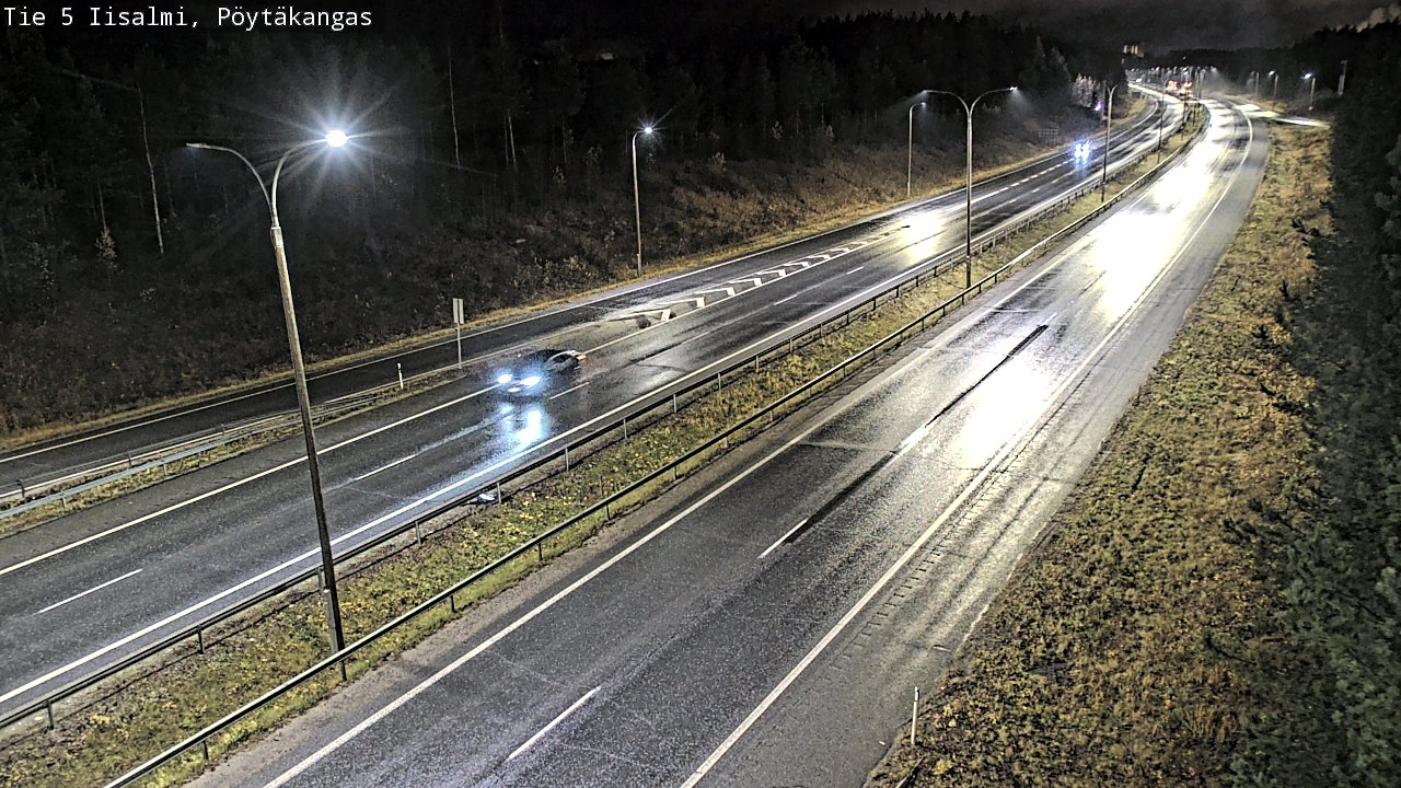 Weather Camera Image Road 5 Iisalmi, Pöytäkangas, Iisalmi, Pohjois-Savo