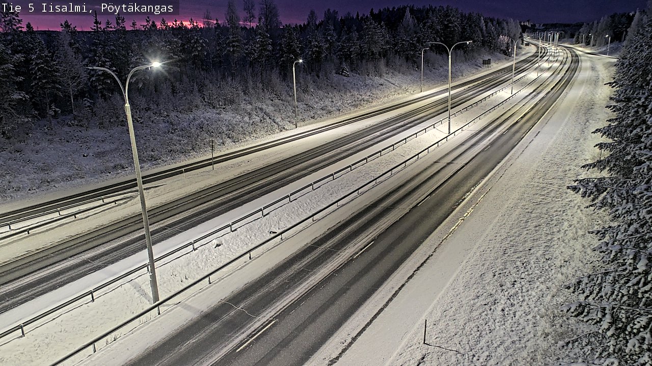 Kelikamerat Kuva Tie 5 Iisalmi, Pöytäkangas, Iisalmi, Pohjois-Savo