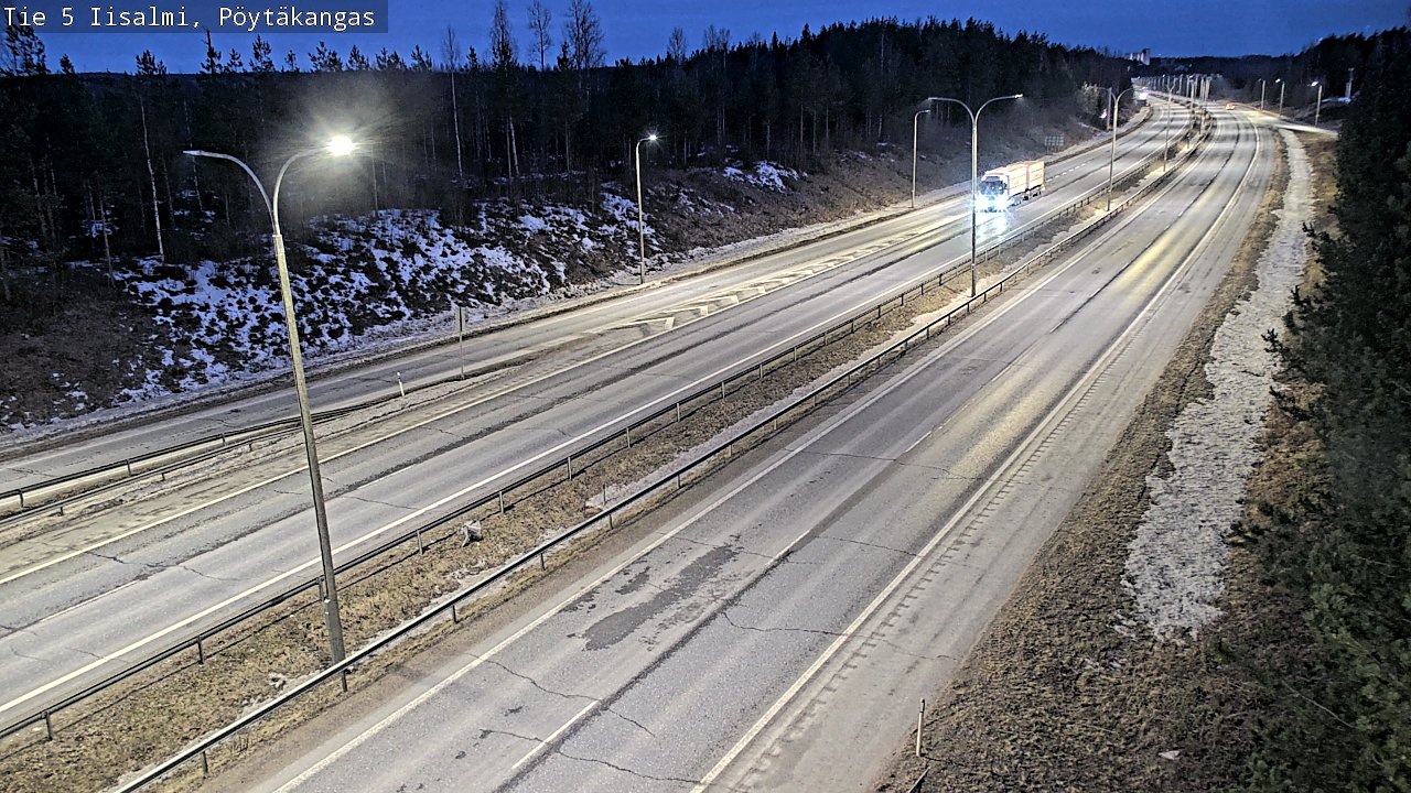 Kelikamerat Kuva Tie 5 Iisalmi, Pöytäkangas, Iisalmi, Pohjois-Savo