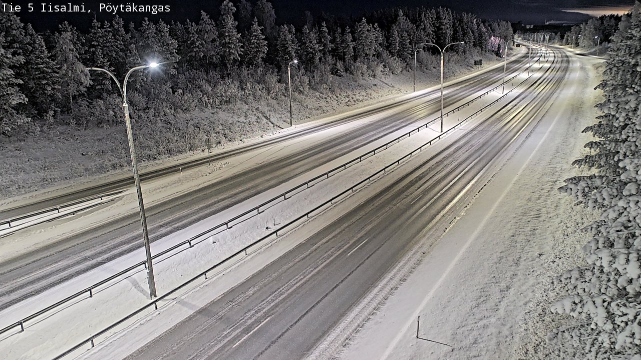 Weather Camera Image Väg 5 Idensalmi, Pöytäkangas, Iisalmi, Pohjois-Savo