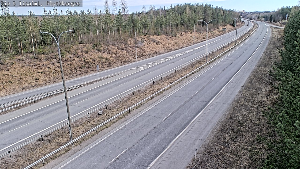 Weather Camera Image Väg 5 Idensalmi, Pöytäkangas, Iisalmi, Pohjois-Savo