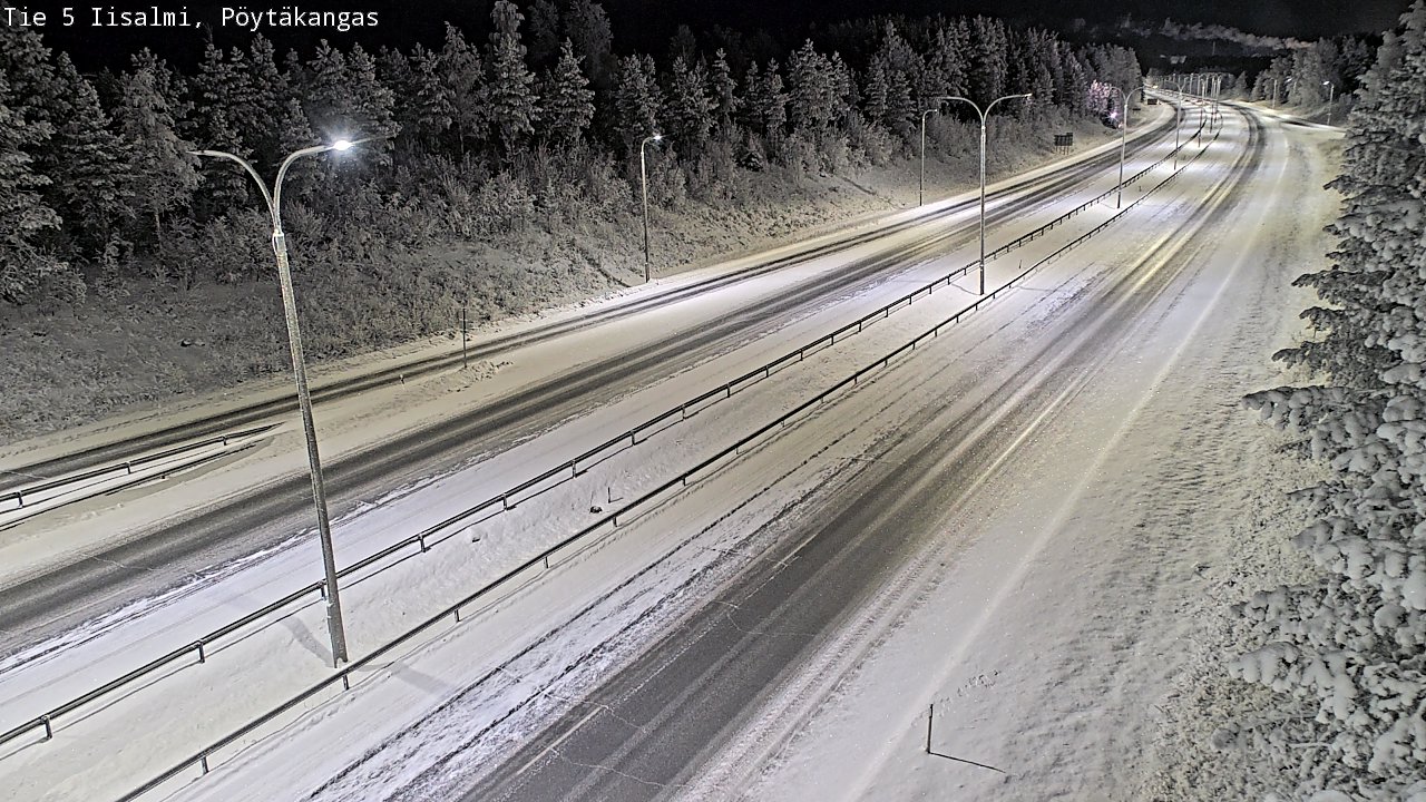 Kelikamerat Kuva Tie 5 Iisalmi, Pöytäkangas, Iisalmi, Pohjois-Savo