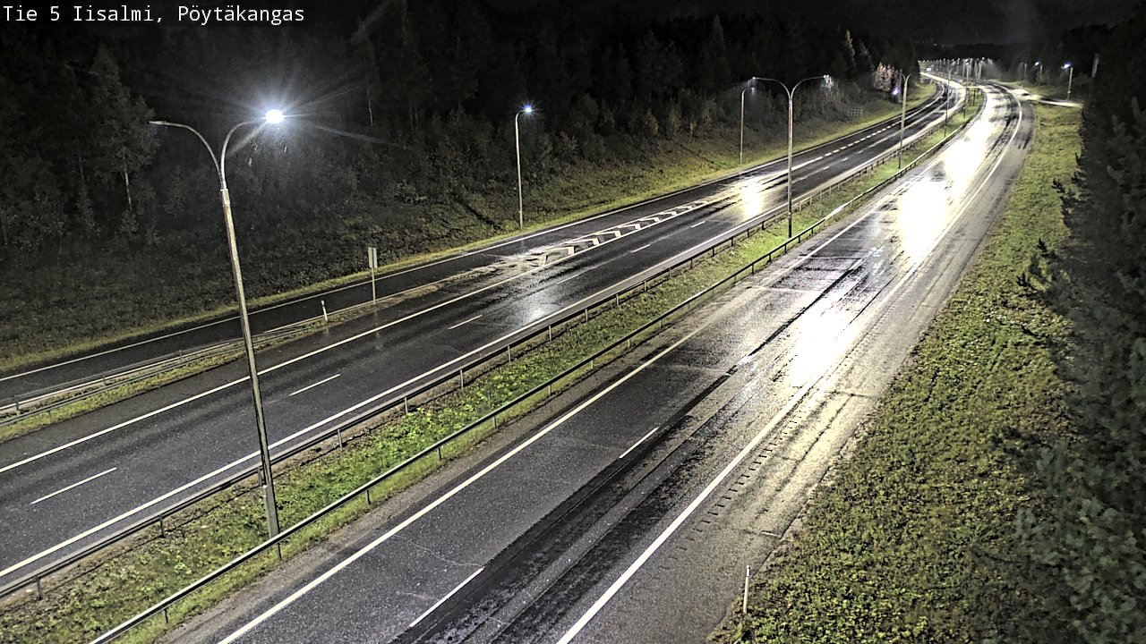 Weather Camera Image Road 5 Iisalmi, Pöytäkangas, Iisalmi, Pohjois-Savo