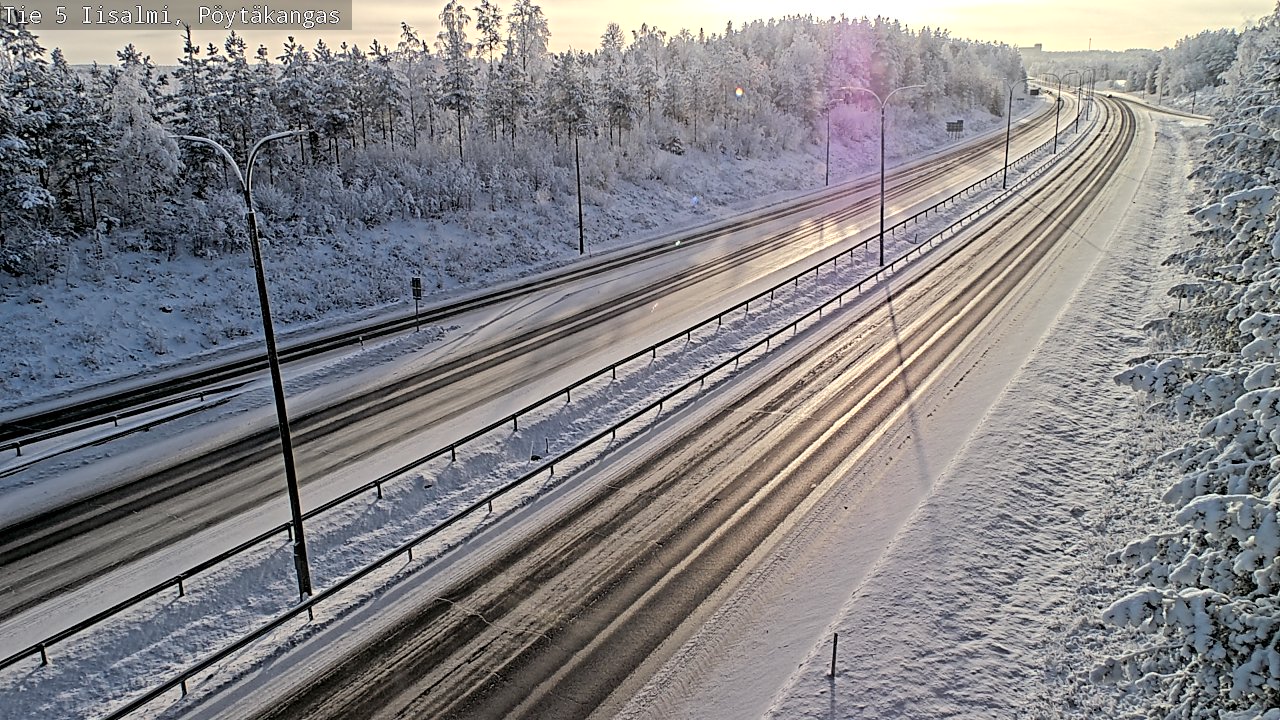Weather Camera Image Väg 5 Idensalmi, Pöytäkangas, Iisalmi, Pohjois-Savo