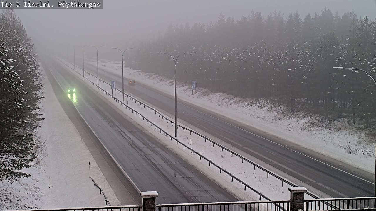 Weather Camera Image Road 5 Iisalmi, Pöytäkangas, Iisalmi, Pohjois-Savo