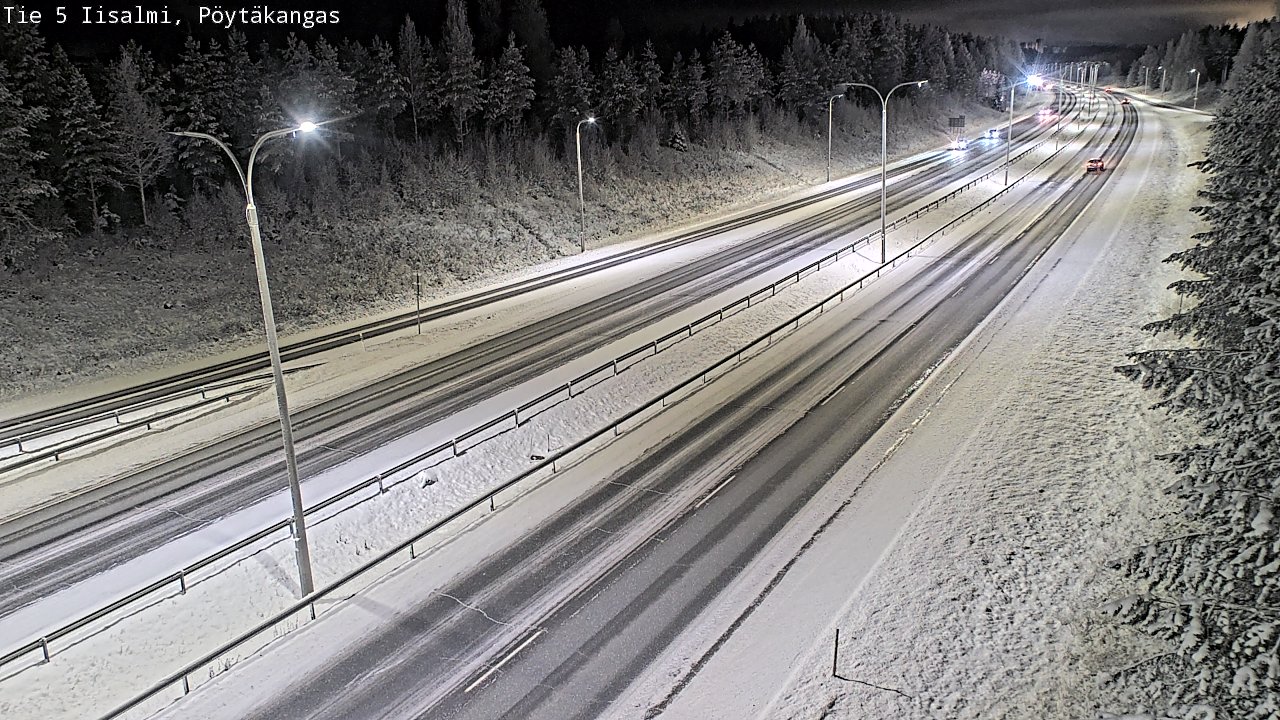 Kelikamerat Kuva Tie 5 Iisalmi, Pöytäkangas, Iisalmi, Pohjois-Savo