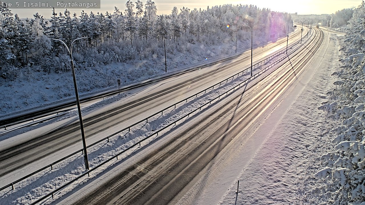 Weather Camera Image Väg 5 Idensalmi, Pöytäkangas, Iisalmi, Pohjois-Savo
