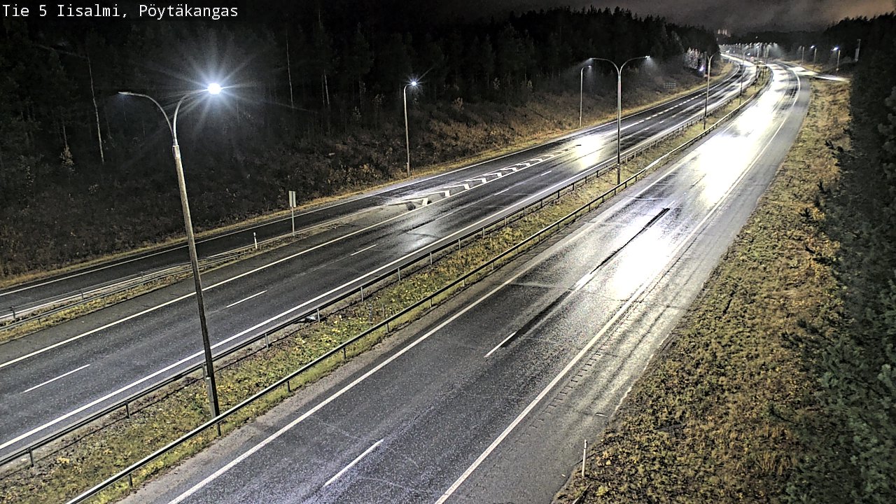 Weather Camera Image Road 5 Iisalmi, Pöytäkangas, Iisalmi, Pohjois-Savo