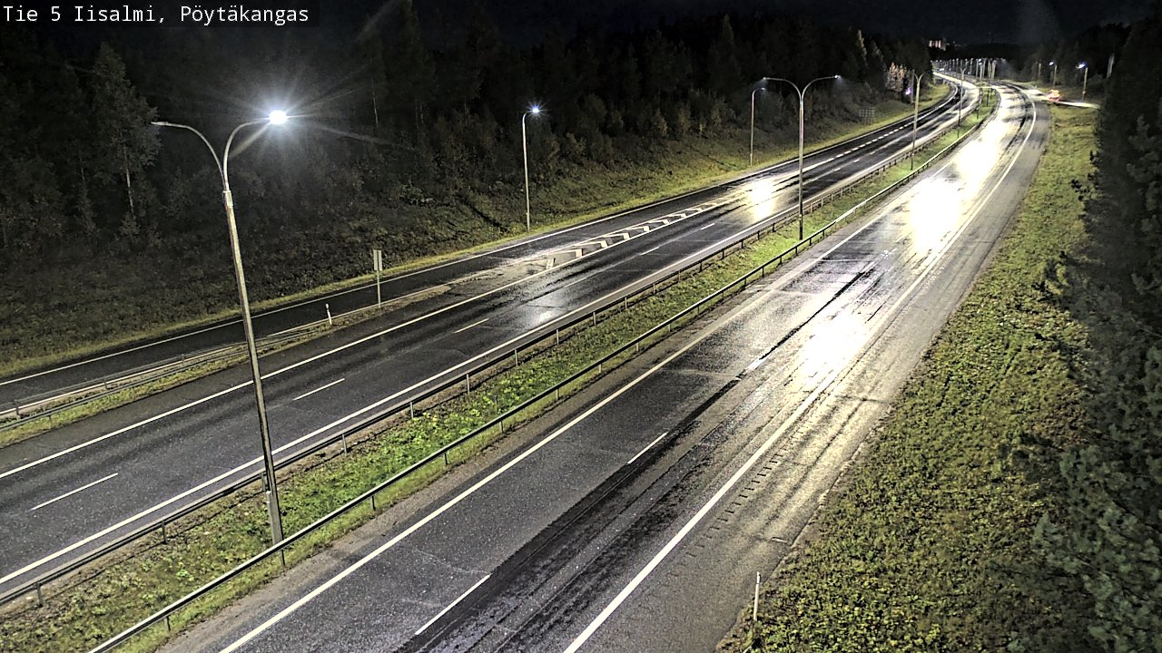Weather Camera Image Road 5 Iisalmi, Pöytäkangas, Iisalmi, Pohjois-Savo