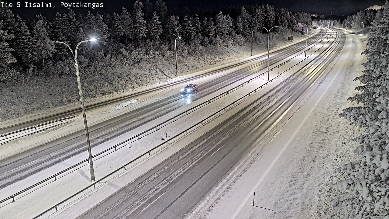 Weather Camera Image Väg 5 Idensalmi, Pöytäkangas, Iisalmi, Pohjois-Savo
