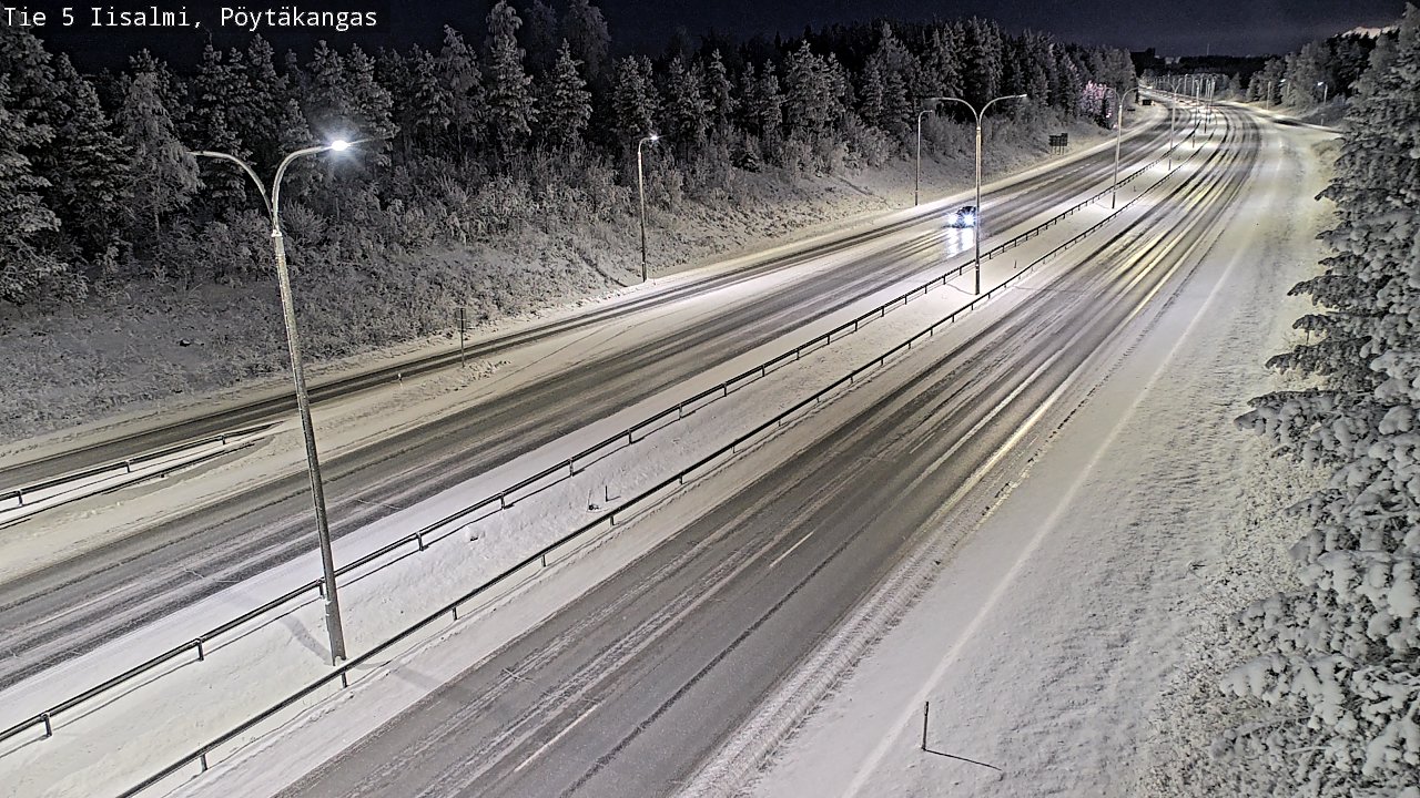 Weather Camera Image Väg 5 Idensalmi, Pöytäkangas, Iisalmi, Pohjois-Savo