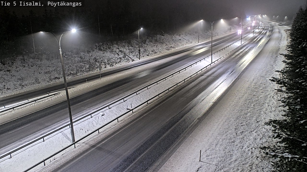 Weather Camera Image Road 5 Iisalmi, Pöytäkangas, Iisalmi, Pohjois-Savo