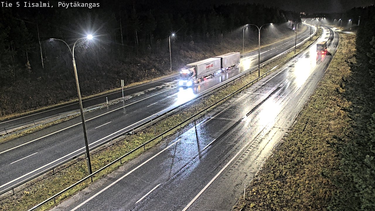 Weather Camera Image Väg 5 Idensalmi, Pöytäkangas, Iisalmi, Pohjois-Savo