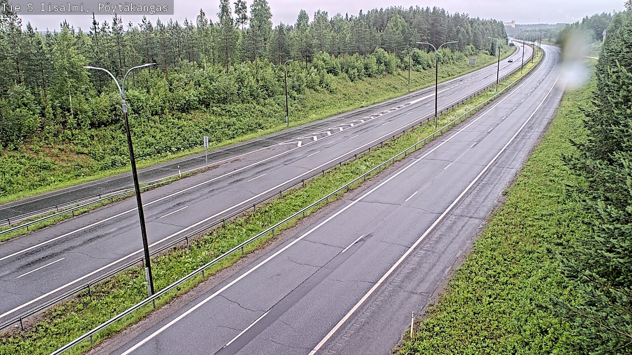 Weather Camera Image Väg 5 Idensalmi, Pöytäkangas, Iisalmi, Pohjois-Savo