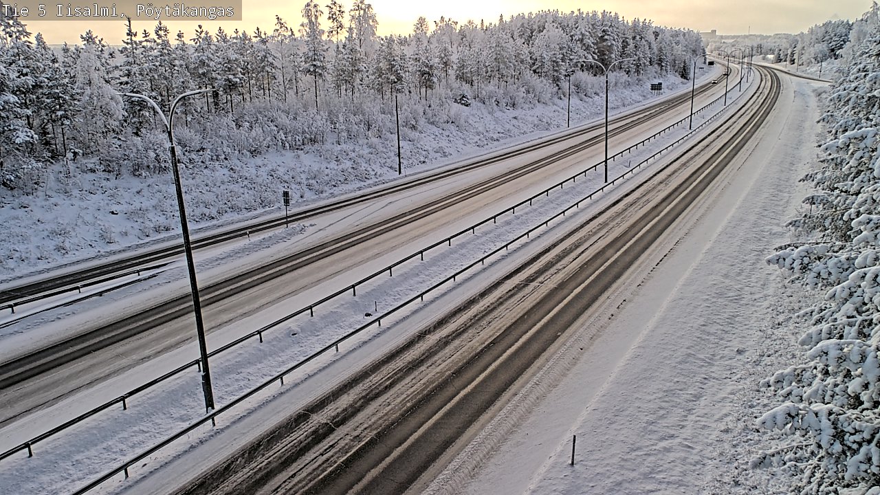 Weather Camera Image Väg 5 Idensalmi, Pöytäkangas, Iisalmi, Pohjois-Savo