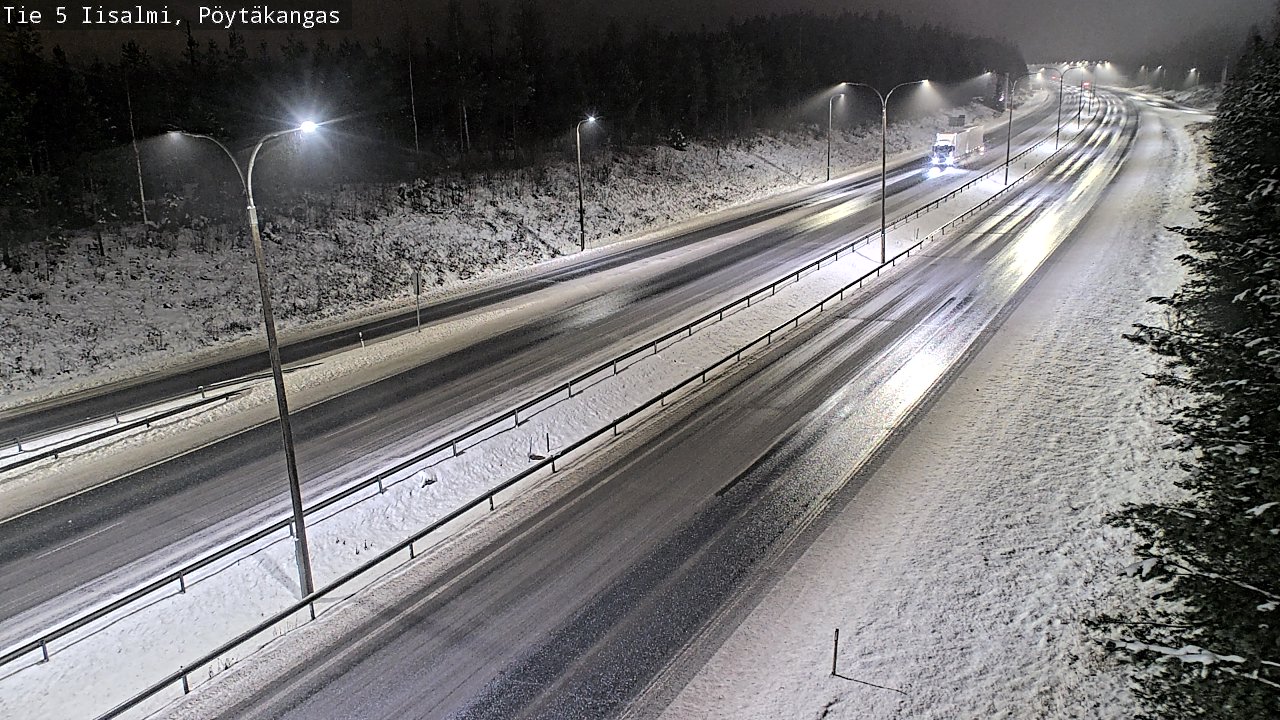 Weather Camera Image Väg 5 Idensalmi, Pöytäkangas, Iisalmi, Pohjois-Savo