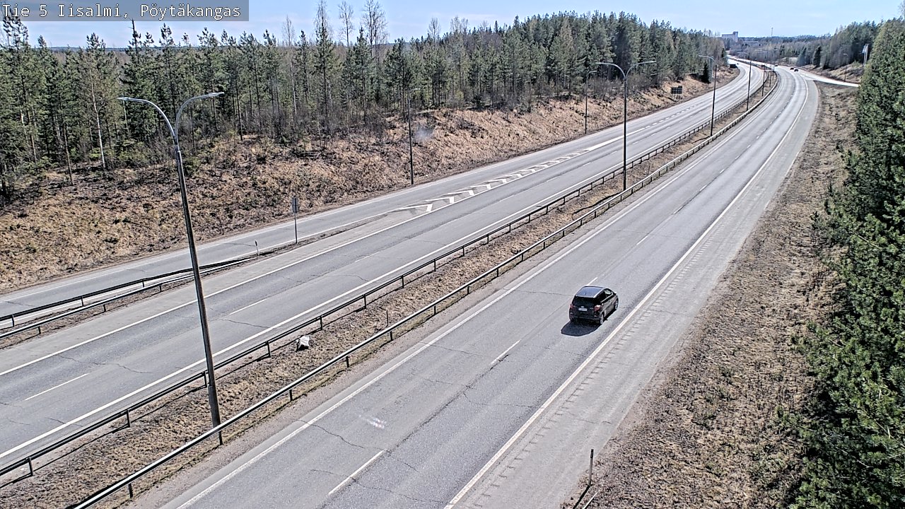 Weather Camera Image Väg 5 Idensalmi, Pöytäkangas, Iisalmi, Pohjois-Savo