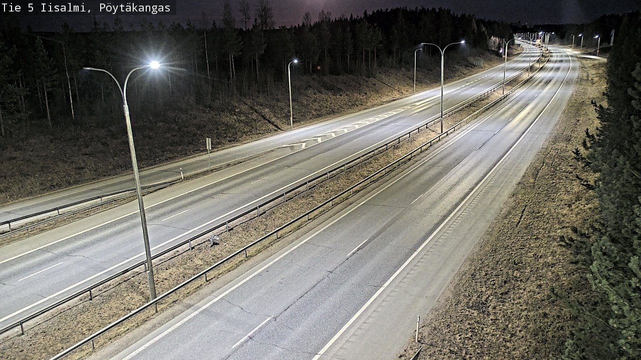 Weather Camera Image Väg 5 Idensalmi, Pöytäkangas, Iisalmi, Pohjois-Savo