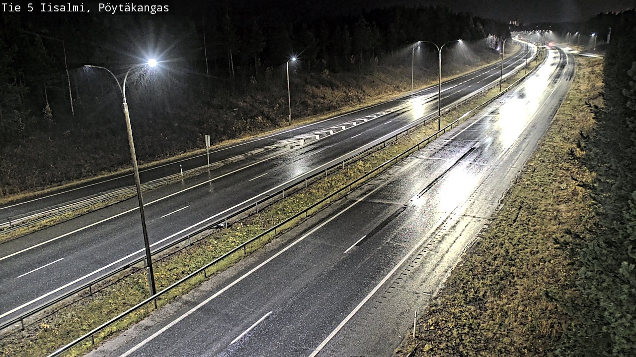 Weather Camera Image Väg 5 Idensalmi, Pöytäkangas, Iisalmi, Pohjois-Savo