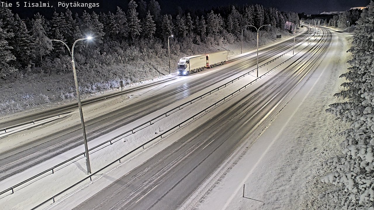 Weather Camera Image Väg 5 Idensalmi, Pöytäkangas, Iisalmi, Pohjois-Savo