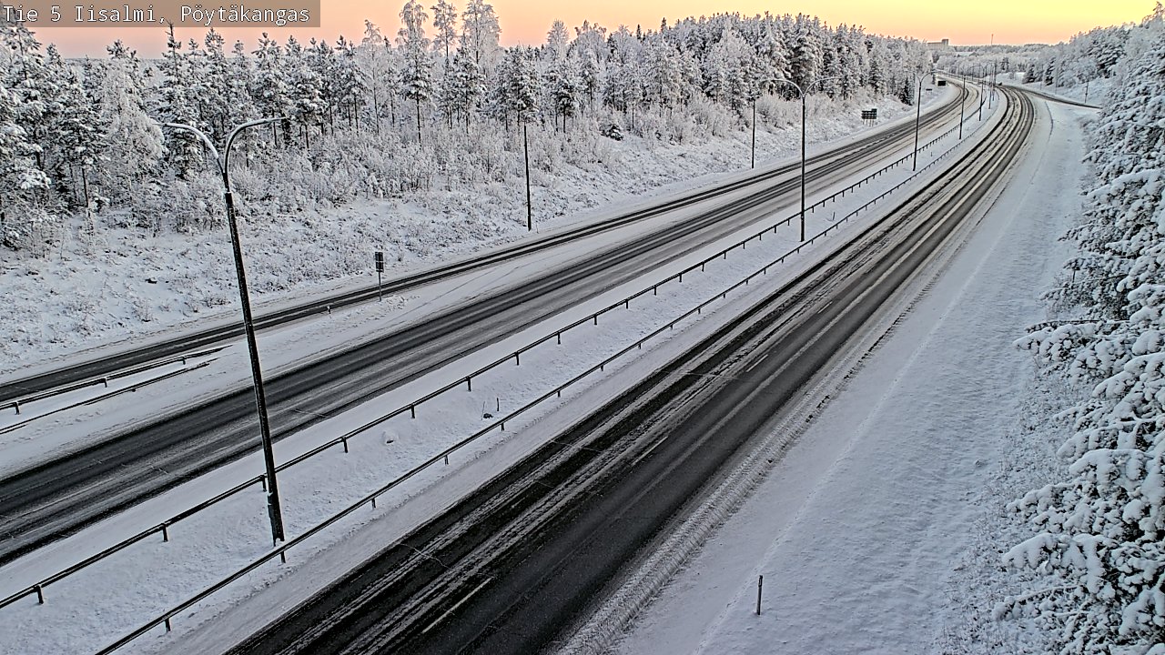 Weather Camera Image Väg 5 Idensalmi, Pöytäkangas, Iisalmi, Pohjois-Savo