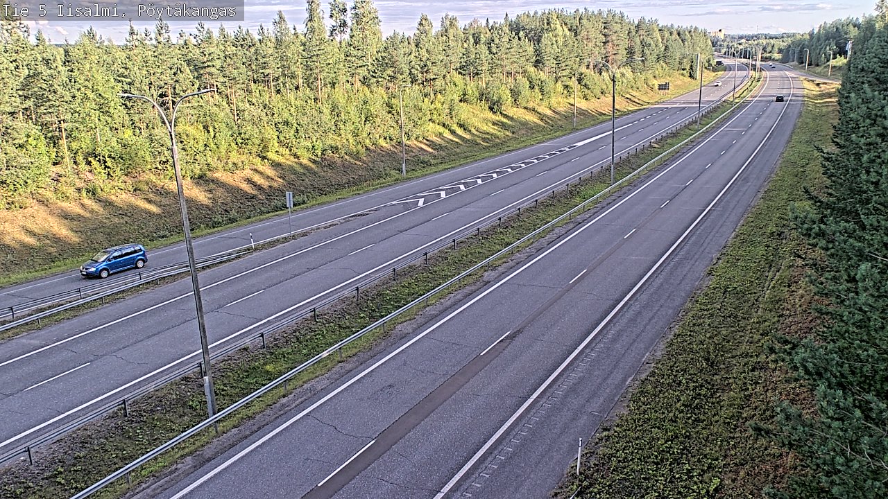Kelikamerat Kuva Tie 5 Iisalmi, Pöytäkangas, Iisalmi, Pohjois-Savo