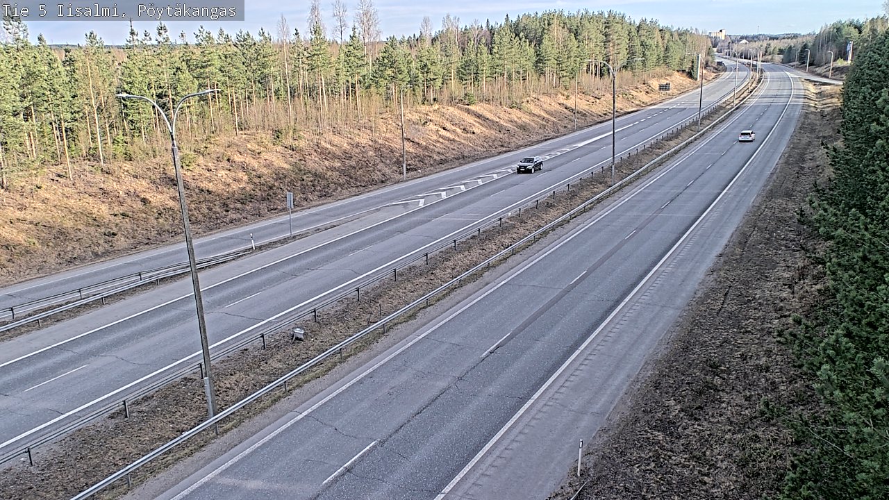 Weather Camera Image Väg 5 Idensalmi, Pöytäkangas, Iisalmi, Pohjois-Savo