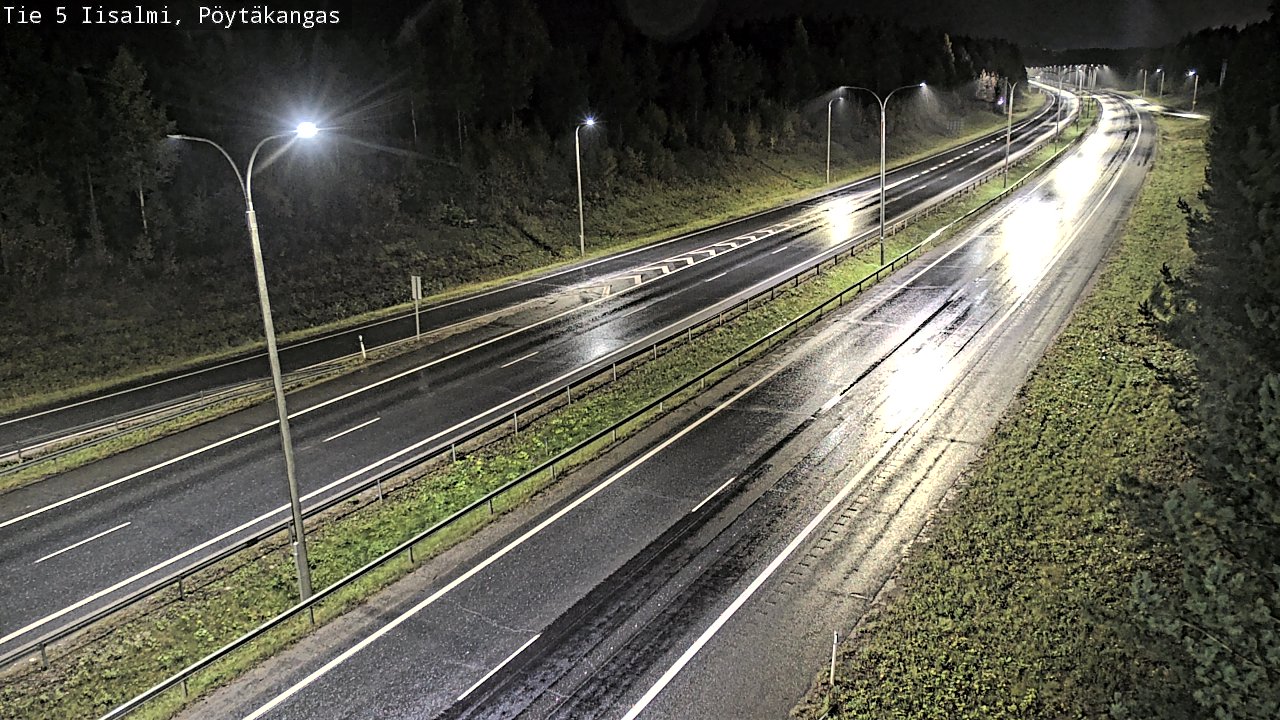 Weather Camera Image Road 5 Iisalmi, Pöytäkangas, Iisalmi, Pohjois-Savo