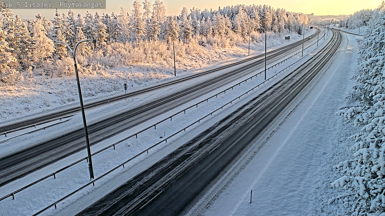 Weather Camera Image Väg 5 Idensalmi, Pöytäkangas, Iisalmi, Pohjois-Savo