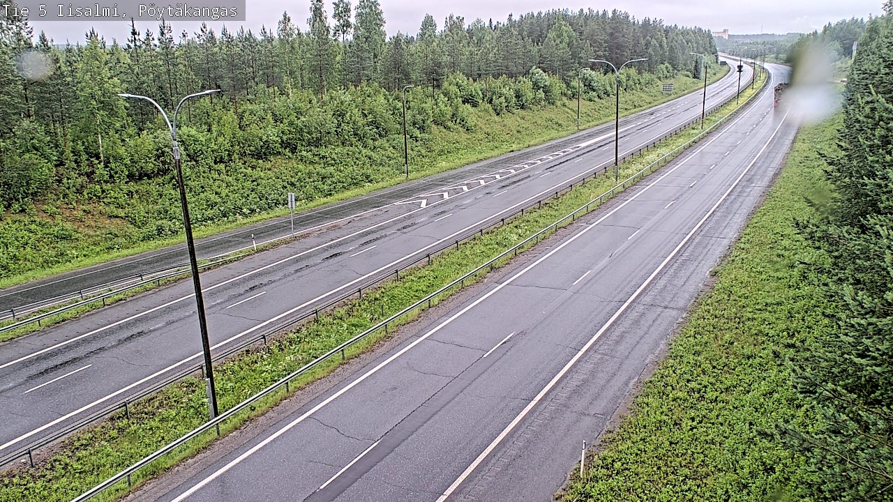 Weather Camera Image Väg 5 Idensalmi, Pöytäkangas, Iisalmi, Pohjois-Savo