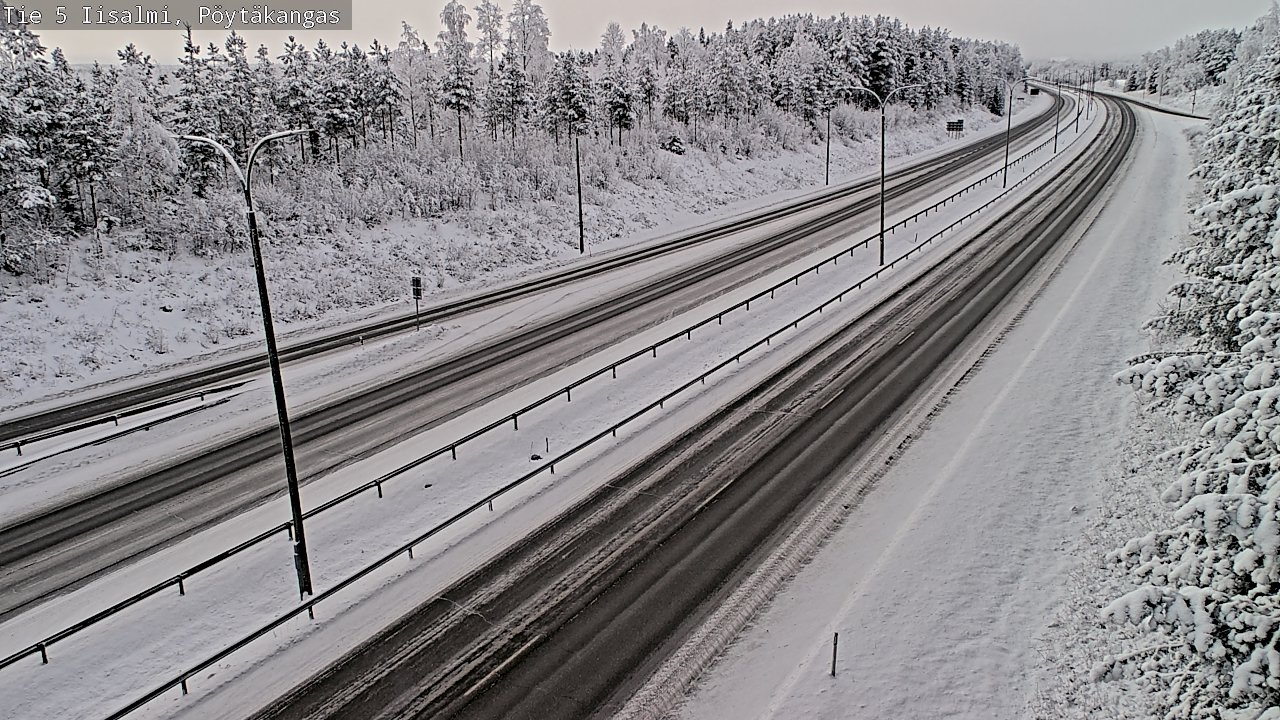 Weather Camera Image Väg 5 Idensalmi, Pöytäkangas, Iisalmi, Pohjois-Savo