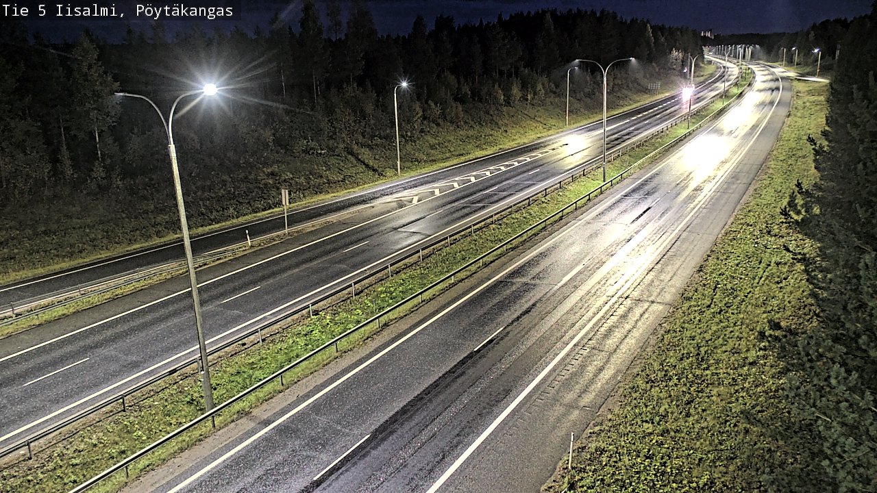 Weather Camera Image Road 5 Iisalmi, Pöytäkangas, Iisalmi, Pohjois-Savo