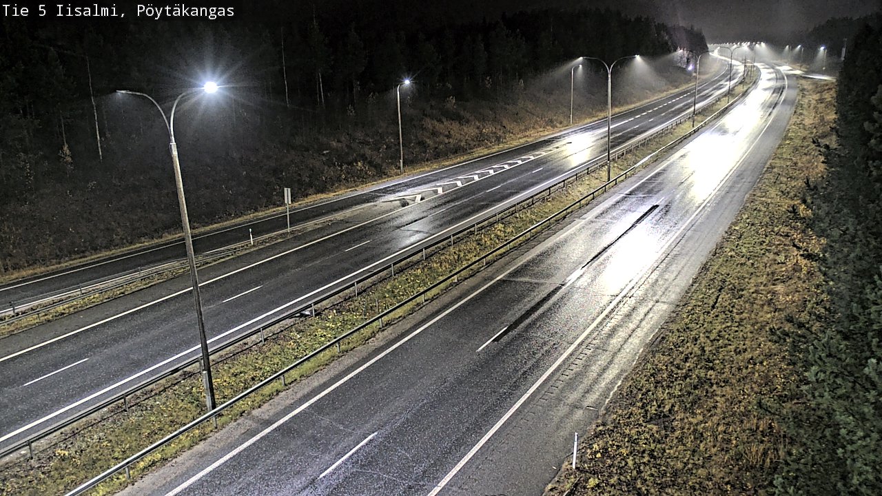 Weather Camera Image Road 5 Iisalmi, Pöytäkangas, Iisalmi, Pohjois-Savo