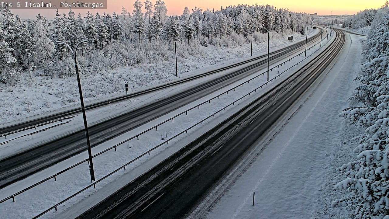 Weather Camera Image Väg 5 Idensalmi, Pöytäkangas, Iisalmi, Pohjois-Savo