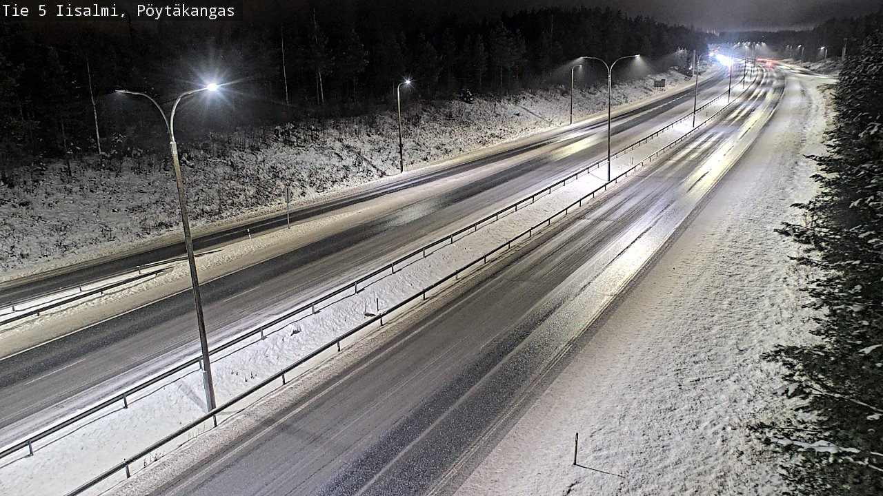 Weather Camera Image Road 5 Iisalmi, Pöytäkangas, Iisalmi, Pohjois-Savo