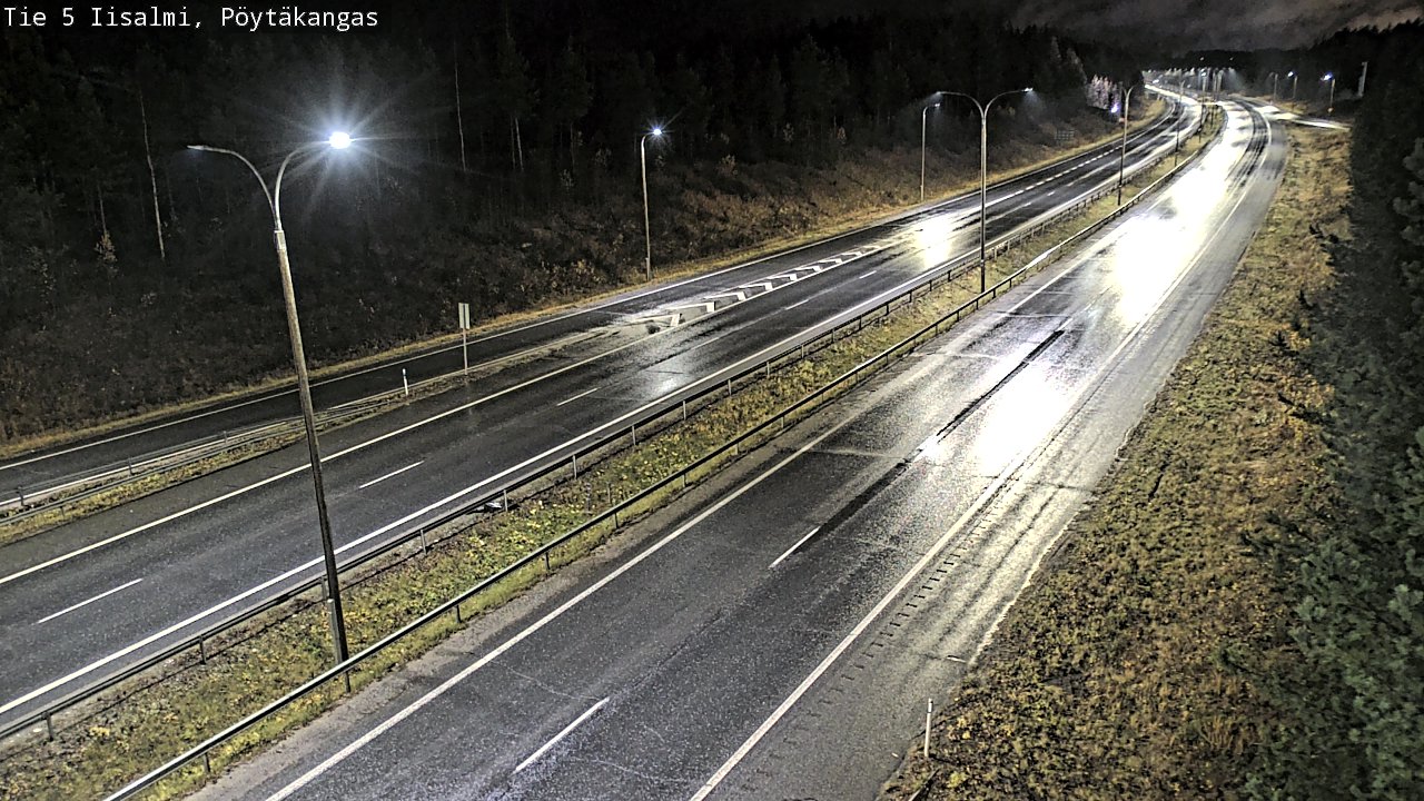 Weather Camera Image Väg 5 Idensalmi, Pöytäkangas, Iisalmi, Pohjois-Savo
