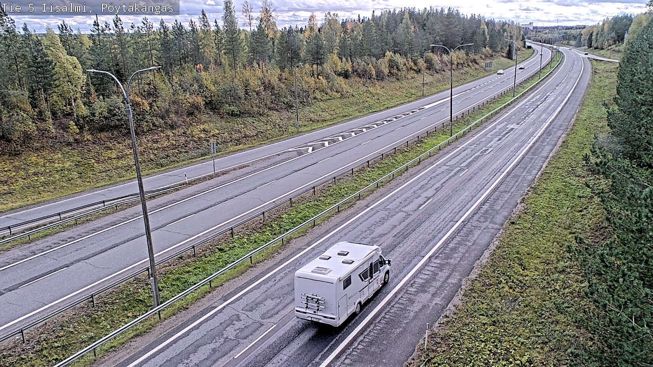 Kelikamerat Kuva Tie 5 Iisalmi, Pöytäkangas, Iisalmi, Pohjois-Savo