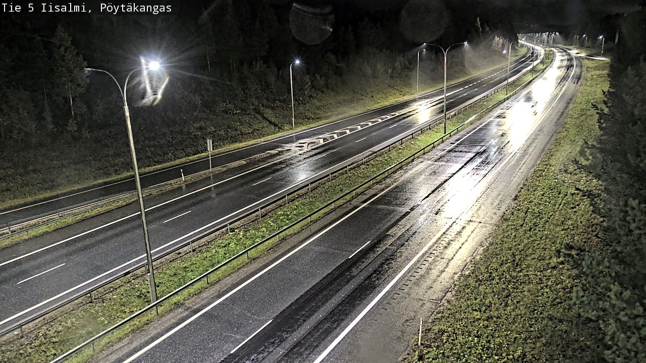 Weather Camera Image Road 5 Iisalmi, Pöytäkangas, Iisalmi, Pohjois-Savo