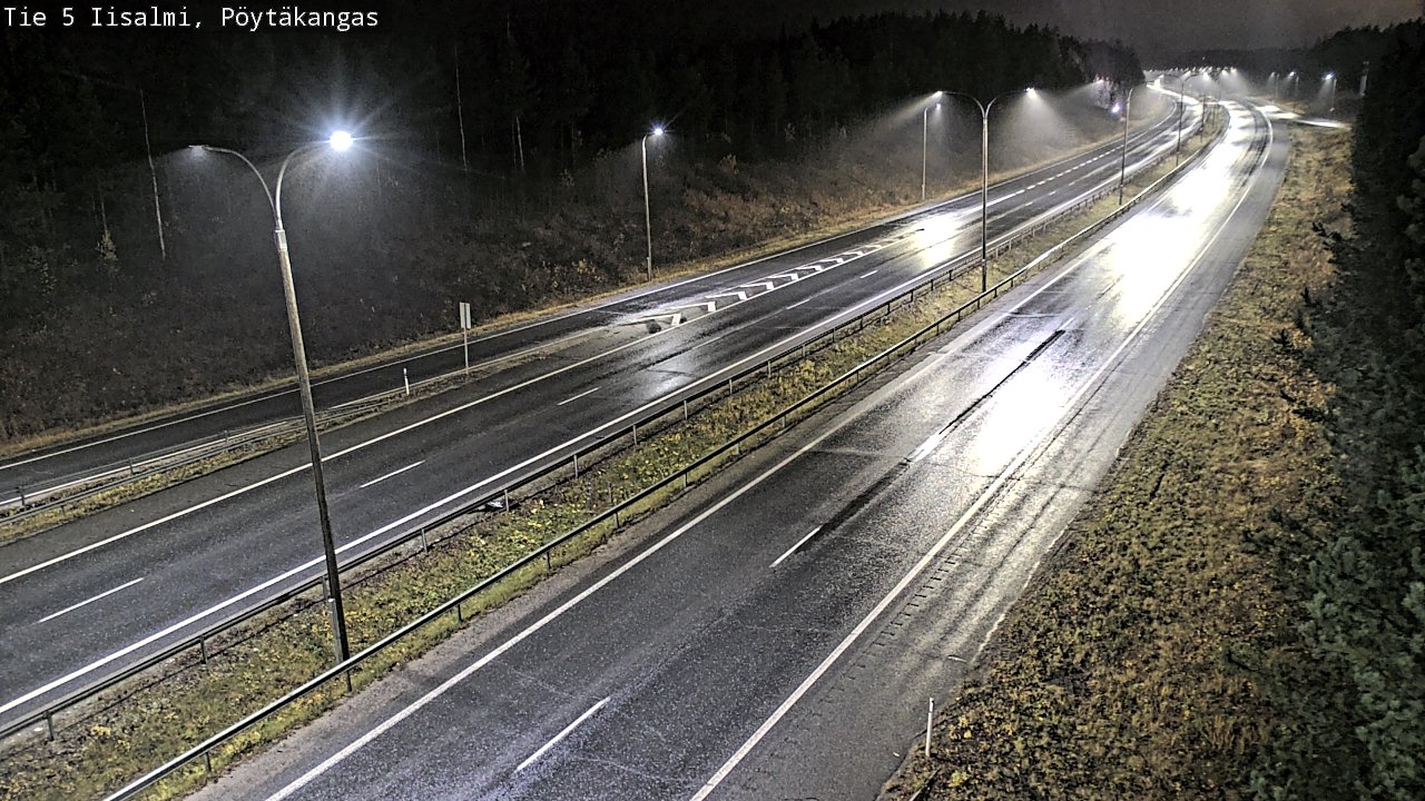 Weather Camera Image Väg 5 Idensalmi, Pöytäkangas, Iisalmi, Pohjois-Savo