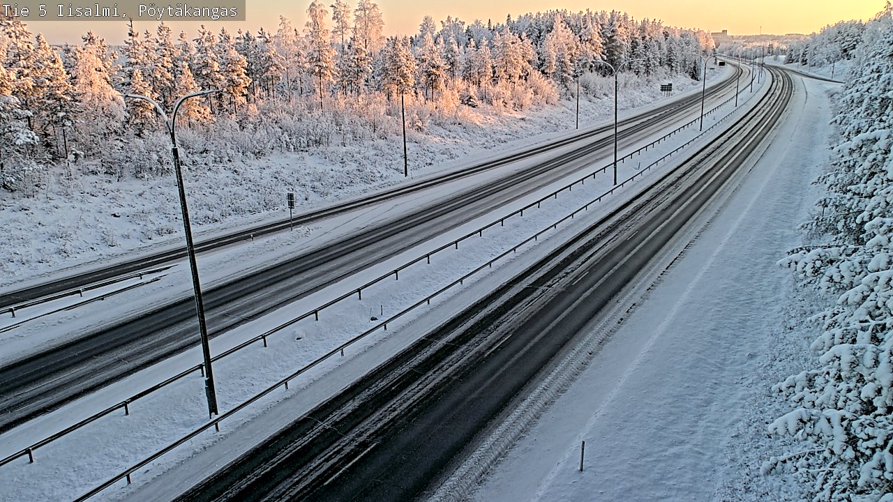 Weather Camera Image Väg 5 Idensalmi, Pöytäkangas, Iisalmi, Pohjois-Savo